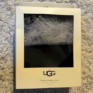 Women’s UGG Faux Fur Rainboot Socks / BRAND NEW